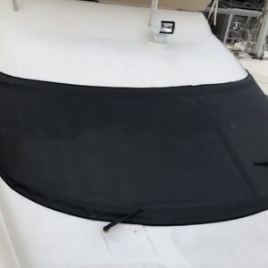 Sealine F37 boat Black Soltis 86 mesh screen cover.